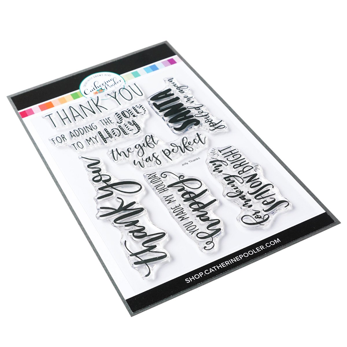 Catherine Pooler - Jolly Thanks Stamp Set