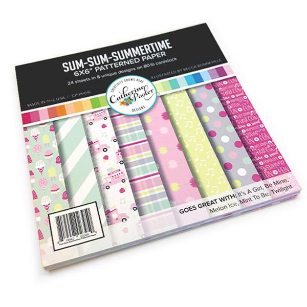 Catherine Pooler - Sum-Sum-Summertime Patterned Paper