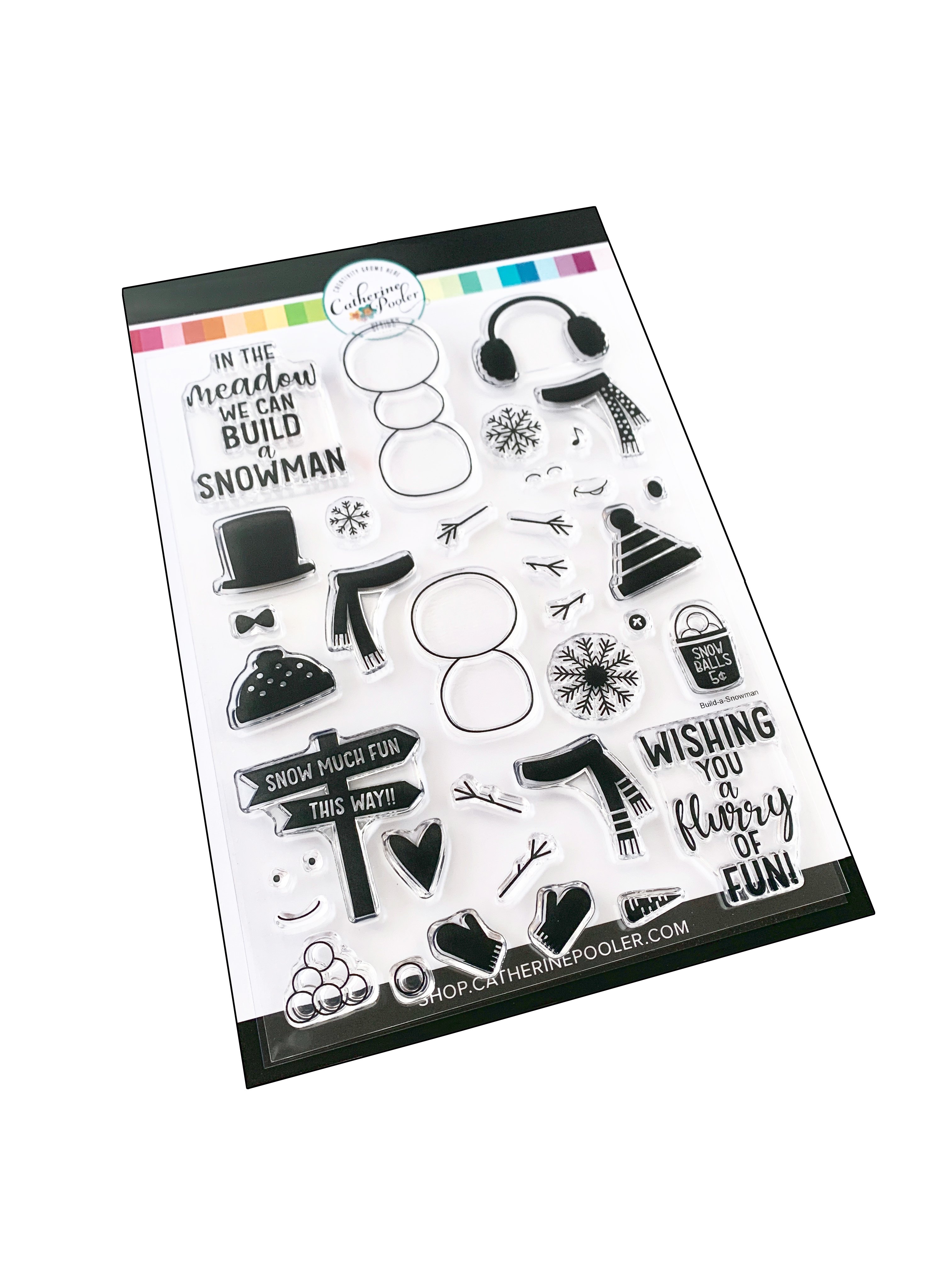 Catherine Pooler - Build A Snowman Stamp Set