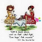 Stamping Bella - Paige and Peggy Pour Some Tea