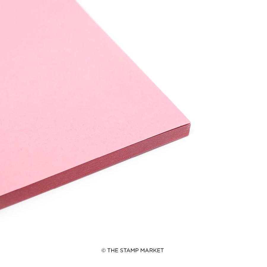The Stamp Market - Color Crush Cardstock (5 Sheets) - Petal