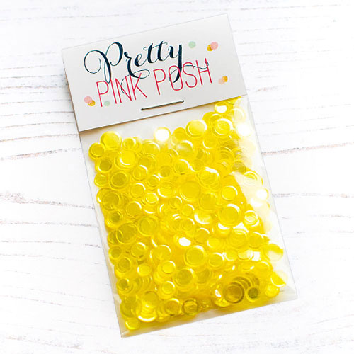 Pretty Pink Posh - Lemon Shimmer Confetti
