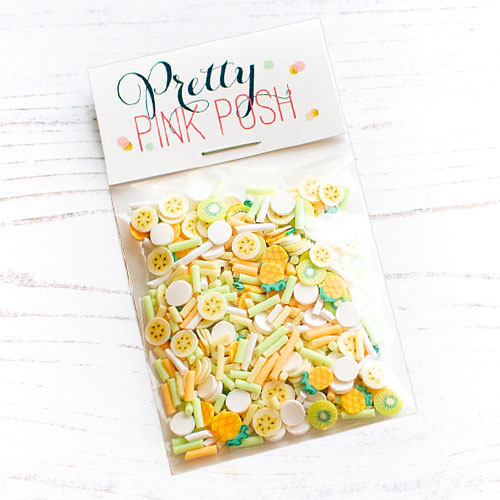 Pretty Pink Posh - Tropical Paradise Clay Confetti