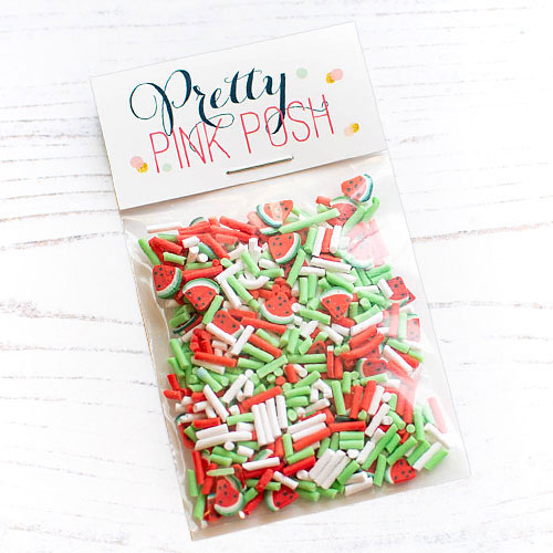 Pretty Pink Posh - Watermelon Crush Clay Confetti