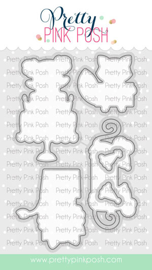 Pretty Pink Posh - Party Friends Coordinating Die Set