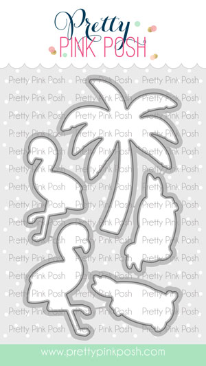 Pretty Pink Posh - Tropical Birds Coordinating Die Set
