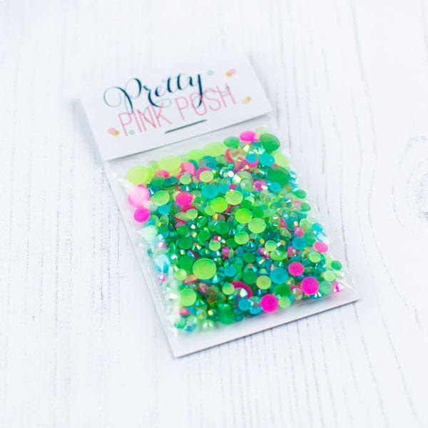 Pretty Pink Posh - Jewels - Luau Mix
