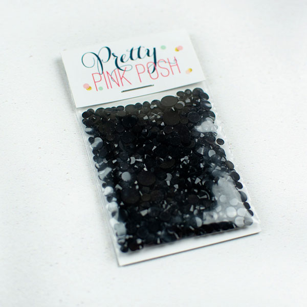 Pretty Pink Posh - Jewels - Glossy Black
