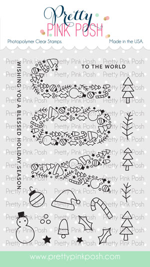 Pretty Pink Posh - Joy Stamp Set