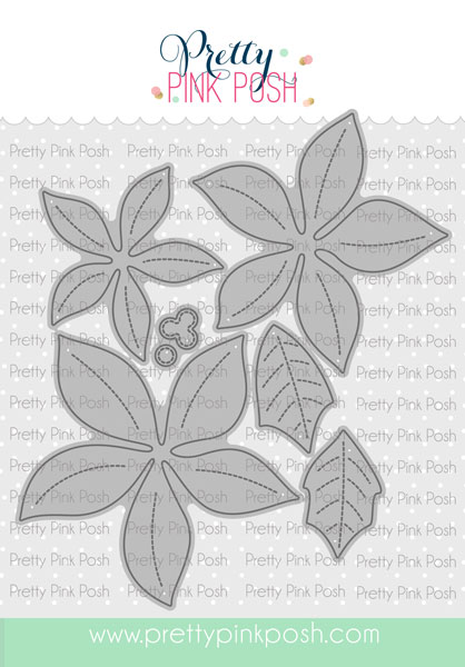 Pretty Pink Posh - Stitched Poinsettias Die Set