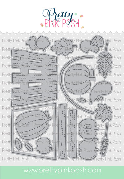 Pretty Pink Posh - Fall Basket Die Set