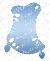 Whimsy Stamps - Pedestal Tag - Easter Egg - Shapeology Dies