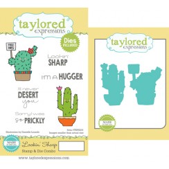 Taylored Expressions - Lookin' Sharp Stamp & Die Combo