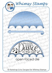 Whimsy Stamps - Umbrella Die - Shapeology Dies