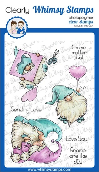 Whimsy Stamps - Gnome One Like You Clear Stamps