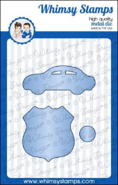 Whimsy Stamps - Road Trip Die Set - Shapeology Dies